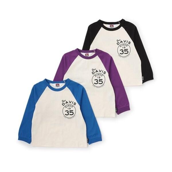 【BEN DAVIS】印花插肩袖T恤