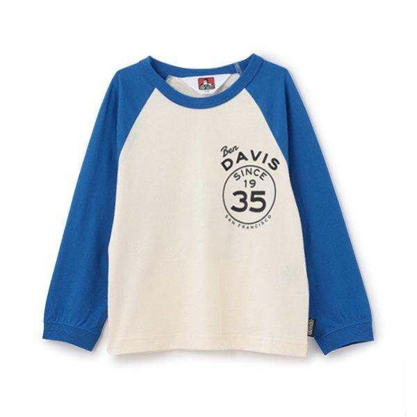 【BEN DAVIS】印花插肩袖T恤