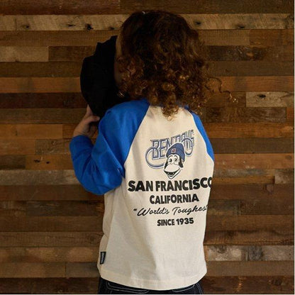 【BEN DAVIS】印花插肩袖T恤