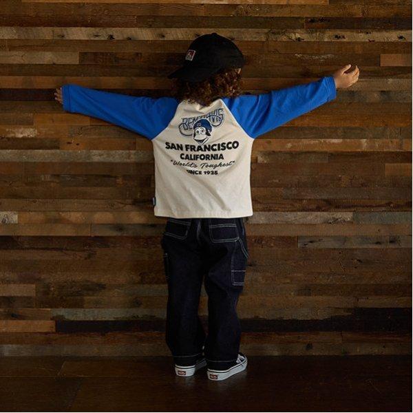 【BEN DAVIS】印花插肩袖T恤