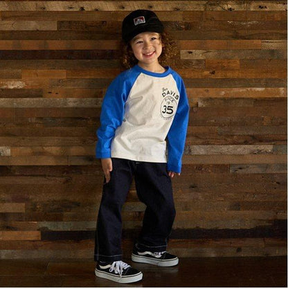 【BEN DAVIS】印花插肩袖T恤