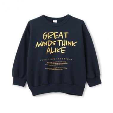 塗鴉刺繡寬鬆衛衣