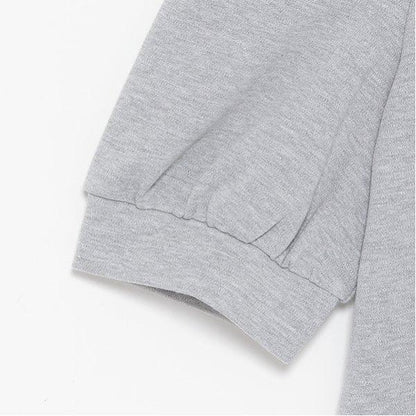 拼接布料七分袖T恤