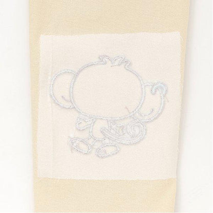 ルッキー 袖拼接貼布T恤