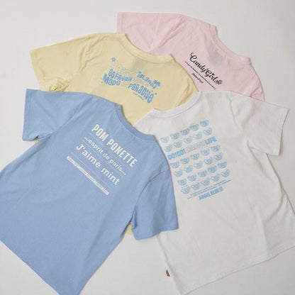 ナカムラくん亮片裝飾T恤