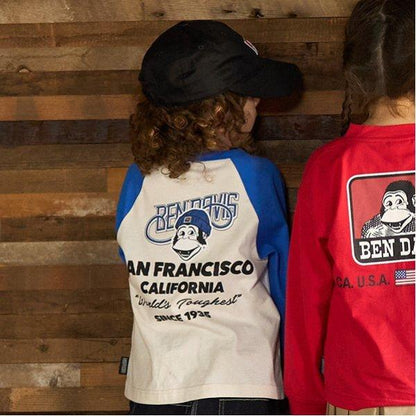 【BEN DAVIS】印花插肩袖T恤