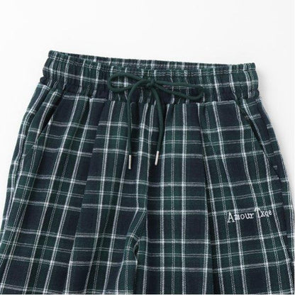 直筒合身一體式長褲