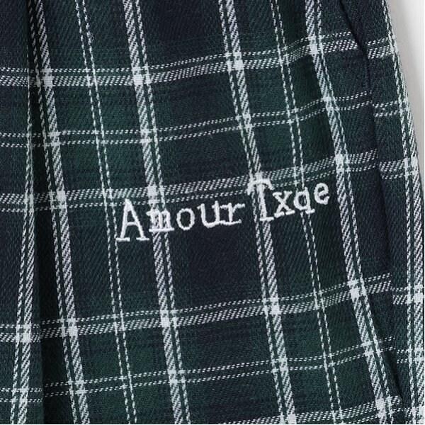 直筒合身一體式長褲