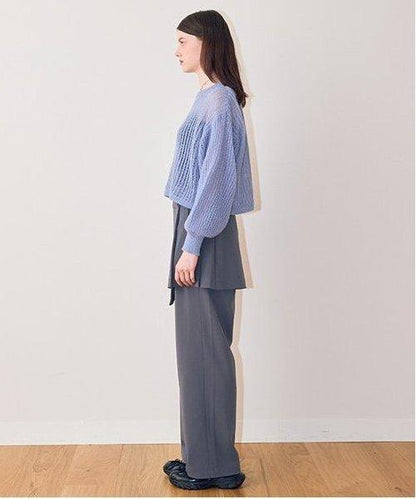 裙褲疊穿長褲【韓國時尚】