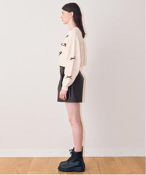 仿皮短褲【韓國時尚】