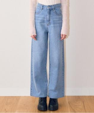 拼色寬鬆長褲【韓國時尚】