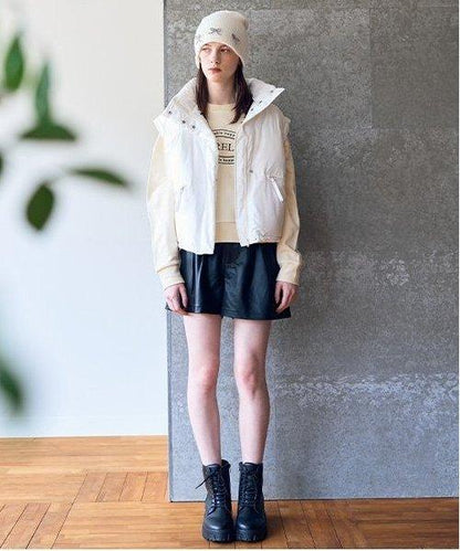 仿皮短褲【韓國時尚】