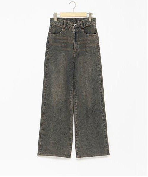 拼色寬鬆長褲【韓國時尚】