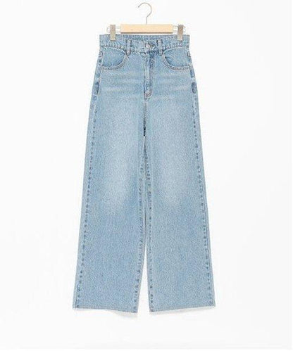 拼色寬鬆長褲【韓國時尚】