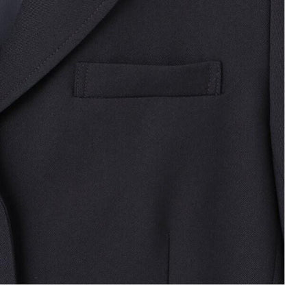 *薩克森呢三粒扣西裝夾克