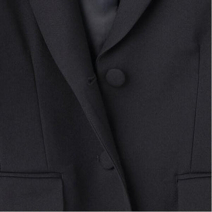 *薩克森呢雙扣西裝夾克