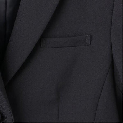 *薩克森呢雙扣西裝夾克