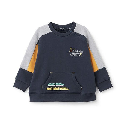 【人氣商品】【直營店無售】電車刺繡拼接衛衣