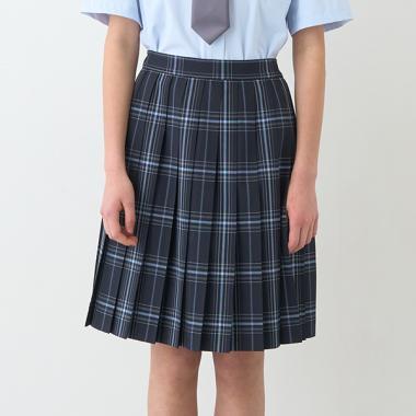 *TW百褶格紋裙