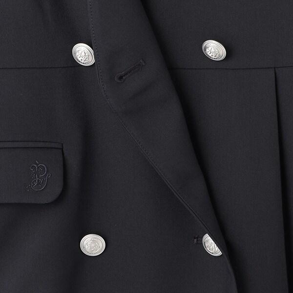 *百褶拼接連衣裙