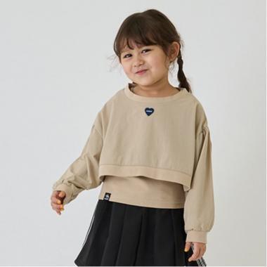 【套裝商品】短款套頭衫/背心套裝