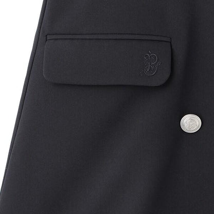 *百褶拼接連衣裙