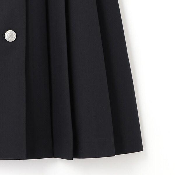 *百褶拼接連衣裙