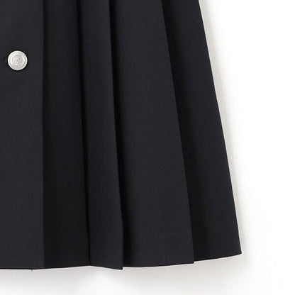 *百褶拼接連衣裙