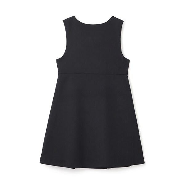 *百褶拼接連衣裙