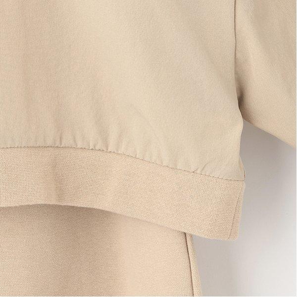 【套裝商品】短款套頭衫/背心套裝