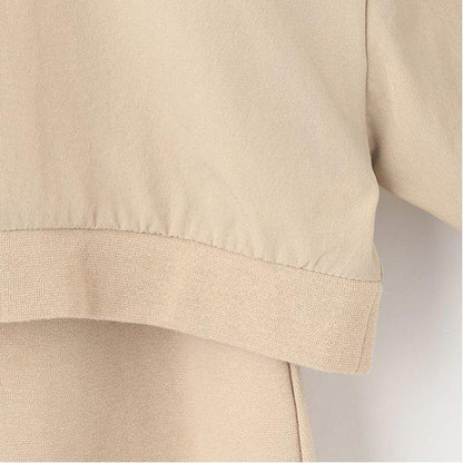 【套裝商品】短款套頭衫/背心套裝