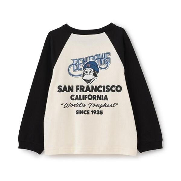 【BEN DAVIS】印花插肩袖T恤