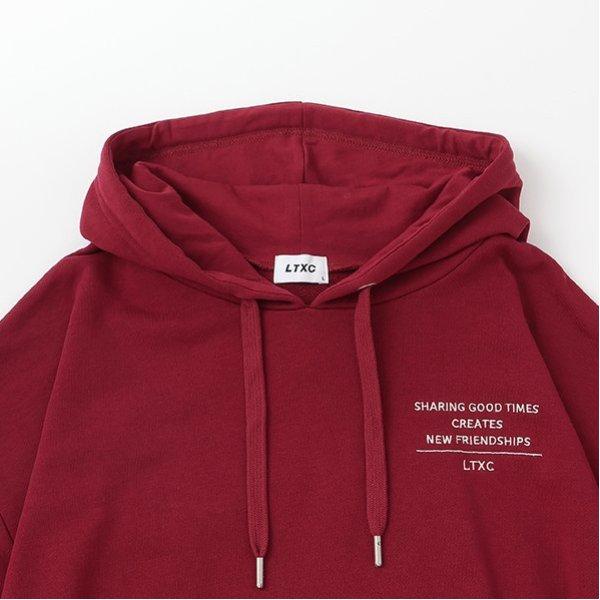 【LTXC】背面刺繡連帽衛衣