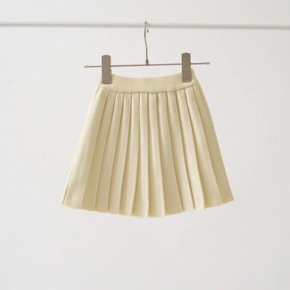 針織百褶裙