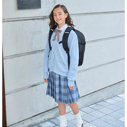 52cm長24褶格紋裙