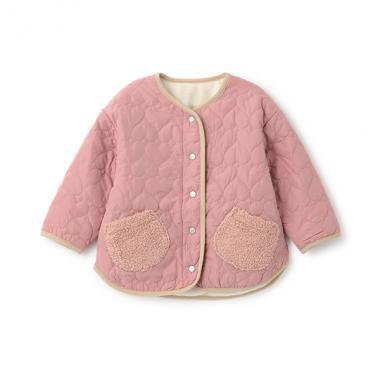 【人氣商品】【直營店無售】愛心絎縫夾克