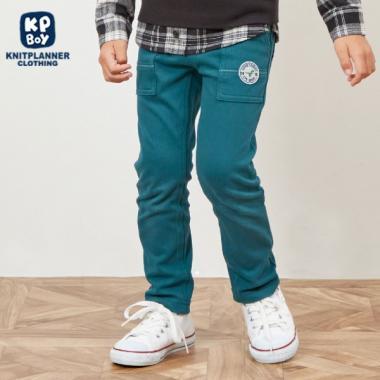 KPBOY 斜紋彈力加絨長褲(80～150)