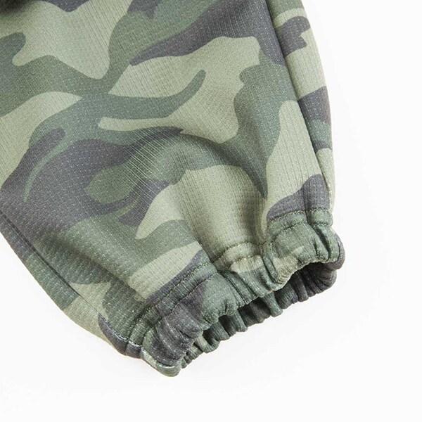 KPBOY 迷彩印花針織斜紋長褲(100～130)