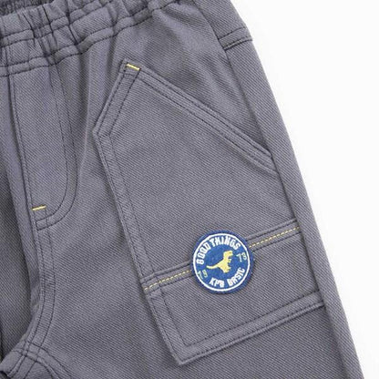 KPBOY 斜紋彈力加絨長褲(80～150)