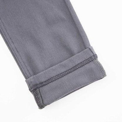 KPBOY 斜紋彈力加絨長褲(80～150)