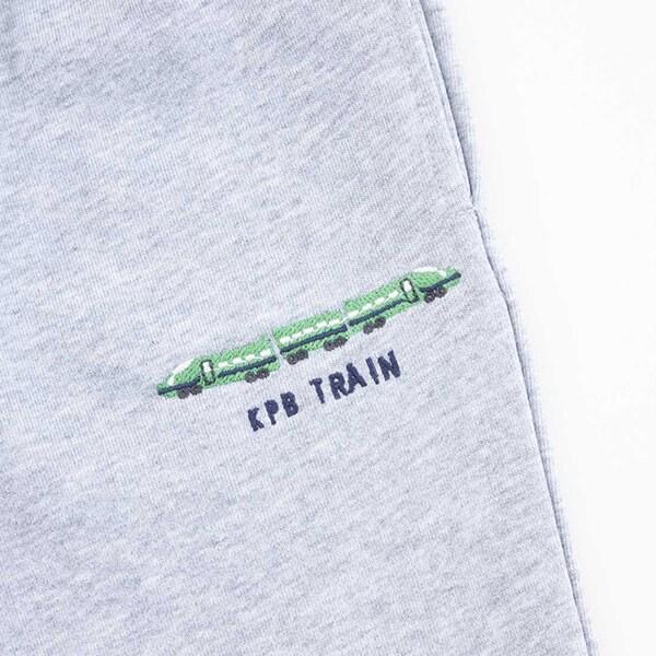 KPBOY 電車刺繡薄絨套裝（80～120）