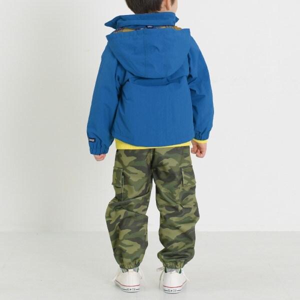 KPBOY 迷彩印花針織斜紋長褲(100～130)