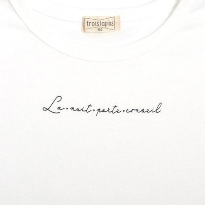 troislapins 印花長袖T恤（140～160）