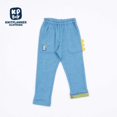 KPBOY 加絨恐龍圖案長褲(80～110)