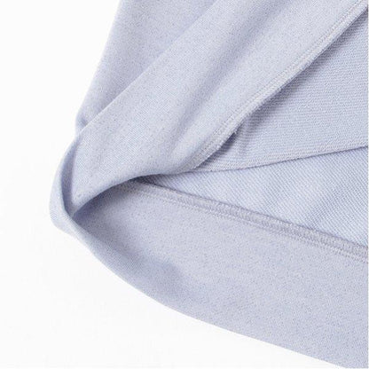 亮片迷你衛衣面料褶皺袖上衣