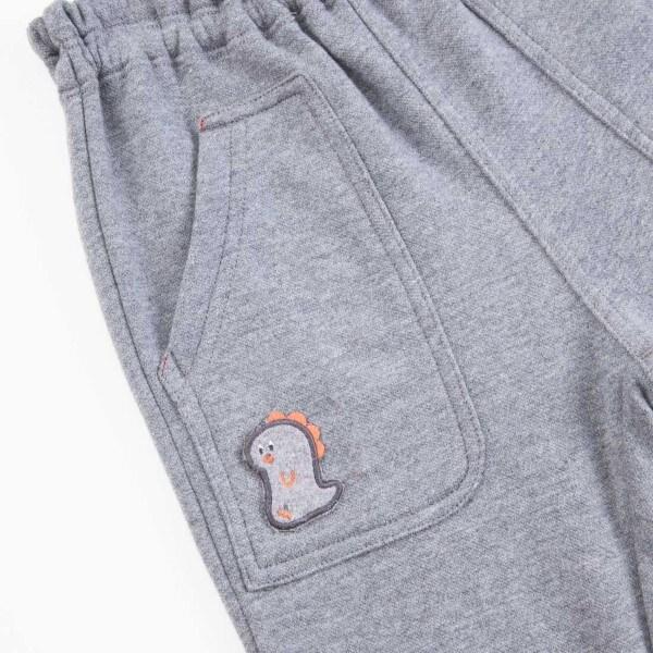 KPBOY 加絨恐龍圖案長褲(80～110)