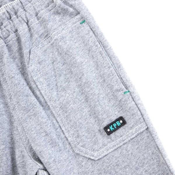 KPBOY 牛仔風針織斜紋長褲(90～150)