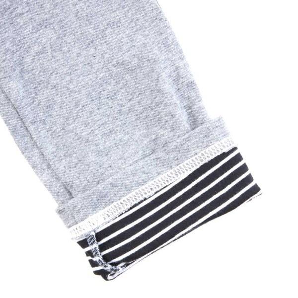 KPBOY 牛仔風針織斜紋長褲(90～150)