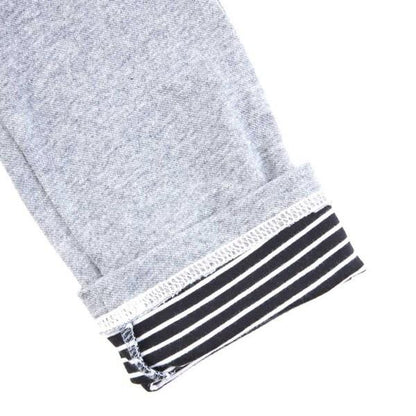 KPBOY 牛仔風針織斜紋長褲(90～150)