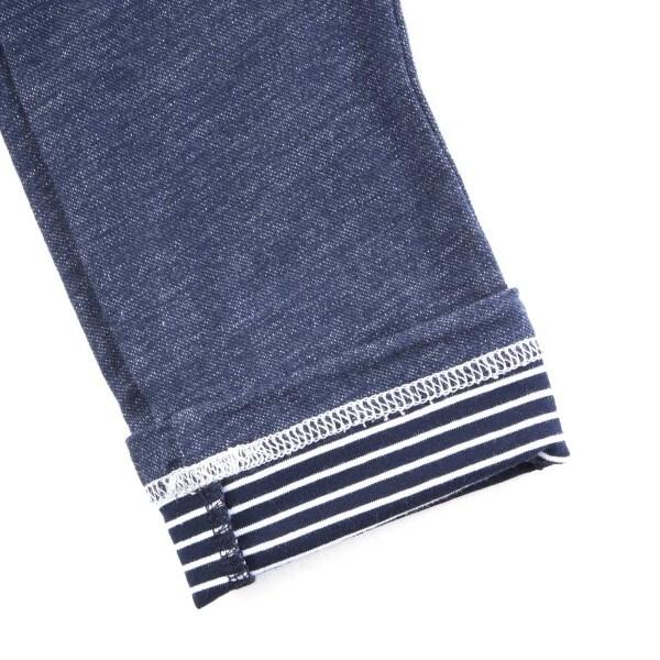 KPBOY 牛仔風針織斜紋長褲(90～150)